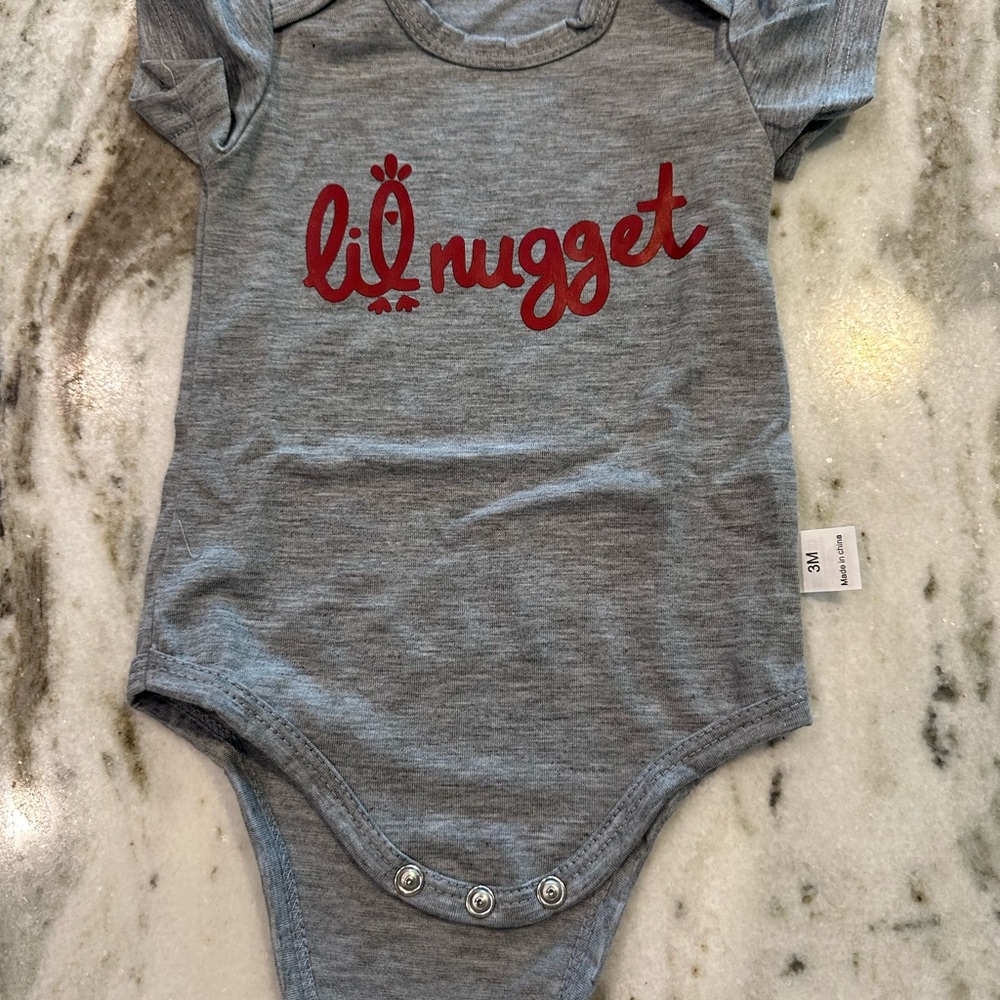 Gray Lil Nugget Kids One Piece - Picture 2 of 4
